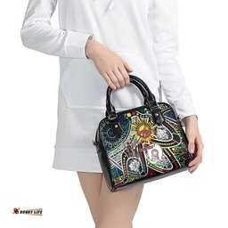 NAIDOC 50 Years of Deadly Personalised Shoulder Handbag Aboriginal Dot Art LT9