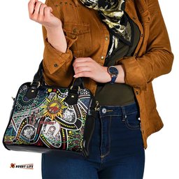 NAIDOC 50 Years of Deadly Personalised Shoulder Handbag Aboriginal Dot Art LT9