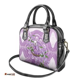 Epilepsy Awareness Budgerigar Australia Shoulder Handbag Budgie Purple Ribbon Boronia Aboriginal LT14