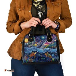 Heal Country Heal Our Nation Aboriginal Dreamtime Shoulder Handbag LT9