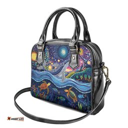 Heal Country Heal Our Nation Aboriginal Dreamtime Shoulder Handbag LT9