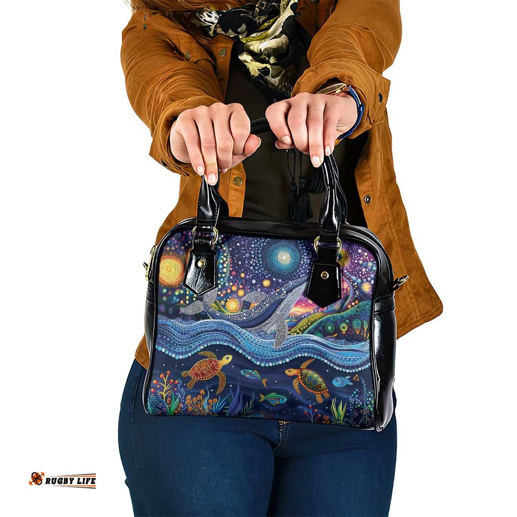 Heal Country Heal Our Nation Aboriginal Dreamtime Shoulder Handbag LT9