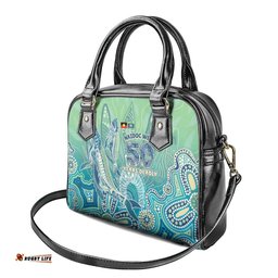 NAIDOC Week - 50 Years Deadly Torres Strait Shoulder Handbag Pastel Waves LT7