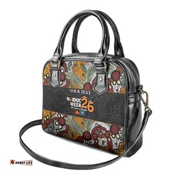 Personalised NAIDOC Deadly 50 Years Shoulder Handbag Minimalist Aboriginal Art LT9