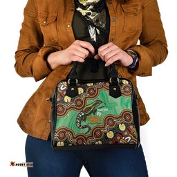 Personalised Australia Goanna NAIDOC Week 2026 Shoulder Handbag 50 Years of Deadly Aboriginal Art LT14