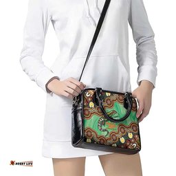 Personalised Australia Goanna NAIDOC Week 2026 Shoulder Handbag 50 Years of Deadly Aboriginal Art LT14