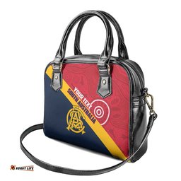 Custom South Australia Cricket Shoulder Handbag Go Champions - Aboriginal Art LT14