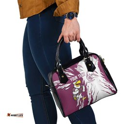 Personalized Manly Warringah Sea Eagles Shoulder Handbag Dynamic Lightning Mascot Rugby Australia TS04
