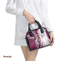Personalized Manly Warringah Sea Eagles Shoulder Handbag Dynamic Lightning Mascot Rugby Australia TS04