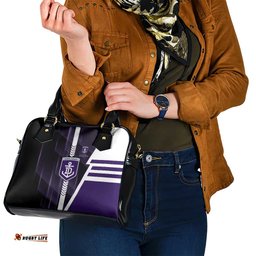 Fremantle Dockers Shoulder Handbag Modern Geometric Sports Graphic Style TS04
