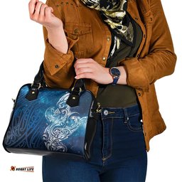 Matariki Galaxy Shoulder Handbag Maori Taniko Pattern LT9