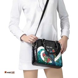 Personalised Valentine's Day New Zealand Shoulder Handbag Tui Bird Couple Kowhaiwhai Mix Pohutukawa LT14