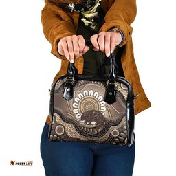 Indigenous Echidna Australia Shoulder Handbag Australian Aboriginal Art Proud LT14