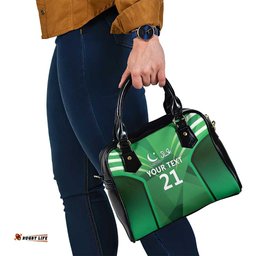 Pakistan Cricket Custom Shoulder Handbag The Green Shirts with Sporty Pattern LT9