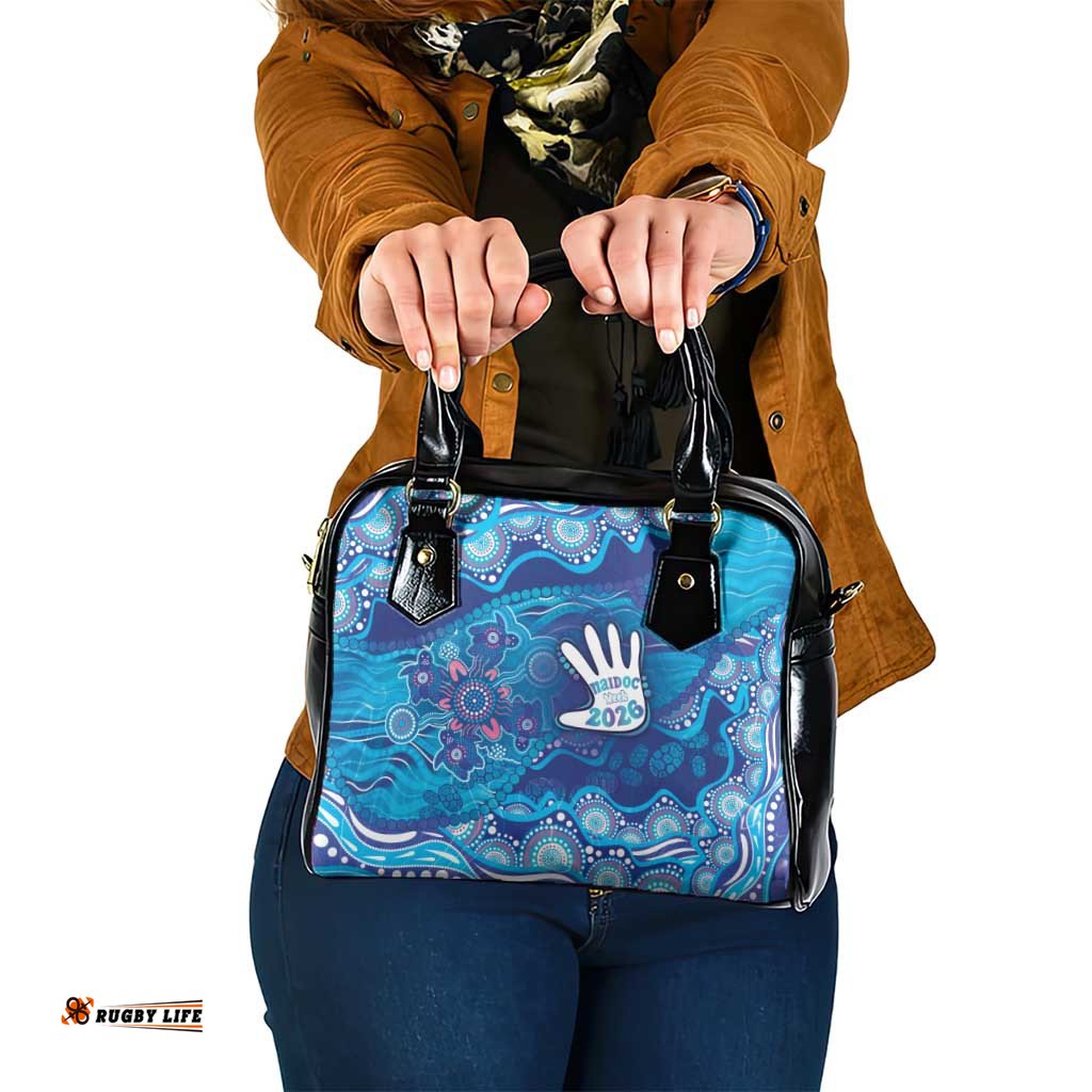 NAIDOC Week 2026 Shoulder Handbag Turtle Dream On The Waves DT05
