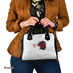 New Zealand Maori Heart Tribal Personalised Shoulder Handbag Polynesian Patterns LT9