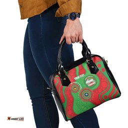 Rabbitohs NAIDOC Week 2026 Personalised Shoulder Handbag 50 Years of Deadly Aboriginal Art LT14