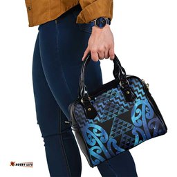 Taniko Motifs Matariki New Zealand Shoulder Handbag NZ Niho Taniwha Poutama LT14