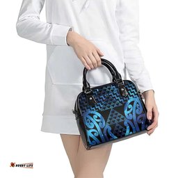 Taniko Motifs Matariki New Zealand Shoulder Handbag NZ Niho Taniwha Poutama LT14