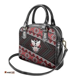 Taniko Aotearoa Shoulder Handbag Poutama Mix Piwakawaka - Ver02 LT7