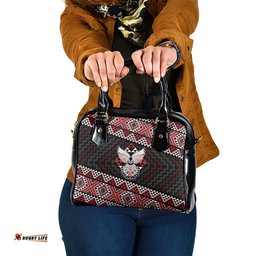 Taniko Aotearoa Shoulder Handbag Poutama Mix Piwakawaka - Ver02 LT7