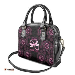 Personalized Pink Dragonfly Aboriginal of Hope Shoulder Handbag Australias Breast Cancer Awareness LT9