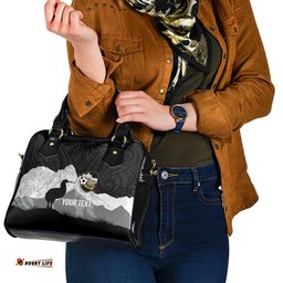 New Zealand South Island Football Custom Shoulder Handbag Aoraki Mount Cook With Kiwi Maori Pattern LT14