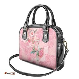 Personalized Pink Galah Fight for Hope and Healing Shoulder Handbag Australias Breast Cancer Awareness LT9