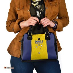 Western Australia Lawn Bowls Shoulder Handbag Aussie Minimalist Style LT9