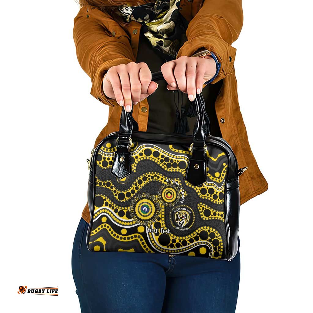 Richmond NAIDOC Week 2026 Personalised Shoulder Handbag 50 Years of Deadly Aboriginal Art LT14