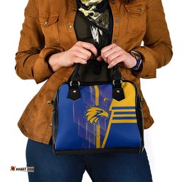 West Coast Eagles Shoulder Handbag Modern Geometric Sports Graphic Style TS04