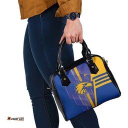 West Coast Eagles Shoulder Handbag Modern Geometric Sports Graphic Style TS04