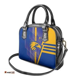 West Coast Eagles Shoulder Handbag Modern Geometric Sports Graphic Style TS04