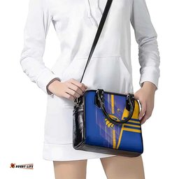 West Coast Eagles Shoulder Handbag Modern Geometric Sports Graphic Style TS04