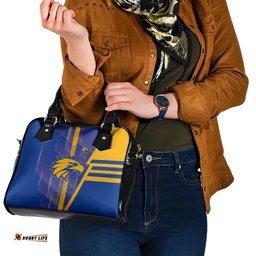 West Coast Eagles Shoulder Handbag Modern Geometric Sports Graphic Style TS04