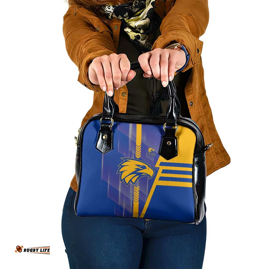 West Coast Eagles Shoulder Handbag Modern Geometric Sports Graphic Style TS04