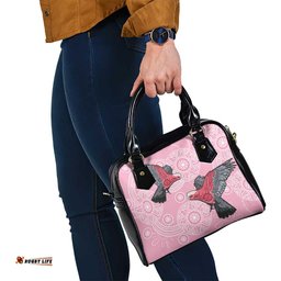 Pink Galah Aussie Aboriginal Shoulder Handbag Soaring High LT7