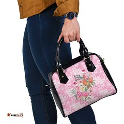 Sweet Pink Cockatoos Aussie Santa Shoulder Handbag Australia Christmas Vibes LT9