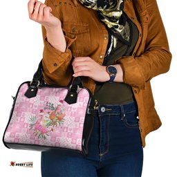 Sweet Pink Cockatoos Aussie Santa Shoulder Handbag Australia Christmas Vibes LT9