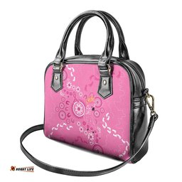Pink Ribbon Australia Shoulder Handbag Breast Cancer Awareness Aboriginal Cacatua leadbeateri LT14