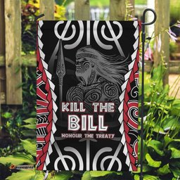 Aotearoa Waitangi Day Garden Flag Maori Warrior Tribal Tattoo LT05