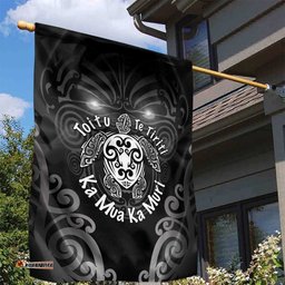 Aotearoa Toitu Te Tiriti Garden Flag Ka Mua Ka Muri LT05