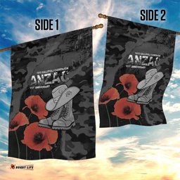 Australia 1915 Gallipoli ANZAC Garden Flag 111th Anniversary Army Boots And Slouch Hat LT14