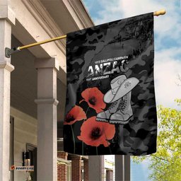 Australia 1915 Gallipoli ANZAC Garden Flag 111th Anniversary Army Boots And Slouch Hat LT14