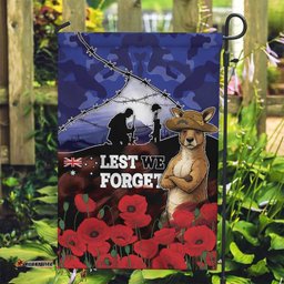 ANZAC Day Garden Flag Lest We Forget DT05