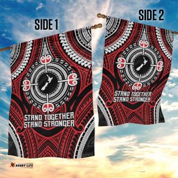 Aotearoa Proud To Be Maori Garden Flag New Zealand Fight Together LT9