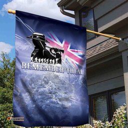 Australia ANZAC Day Garden Flag Battle Of Passchendaele Remember Them LT05