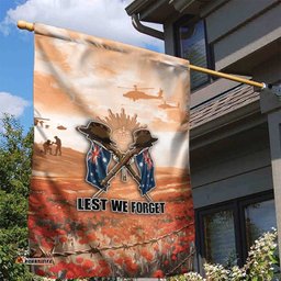 ANZAC Day Garden Flag Commemorative Soldier Tribute DT05
