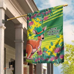 Aussie and Bloody Proud of It Garden Flag Happy Australia Day LT9