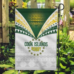 Cook Islands Rugby Garden Flag Kuki's Aitu Champions LT7